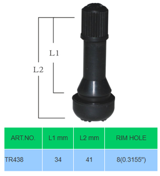 TR438 氣車用汽車用氣門嘴TR438 Passenger car Tire Valves